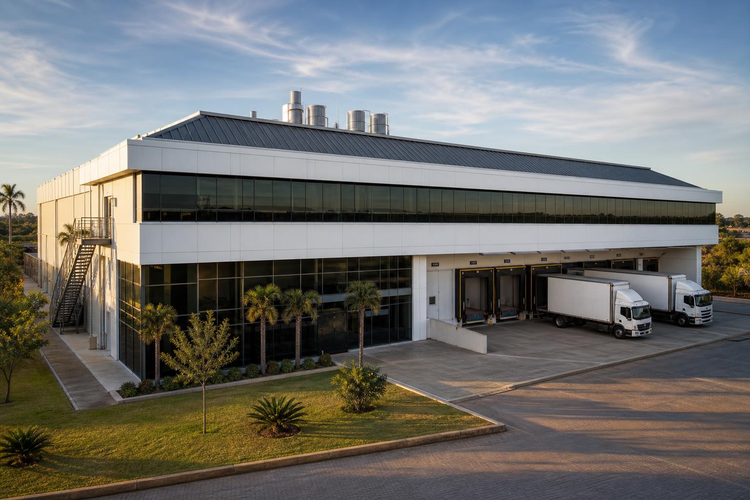 Koosmetics Group industrial facility — aerial view